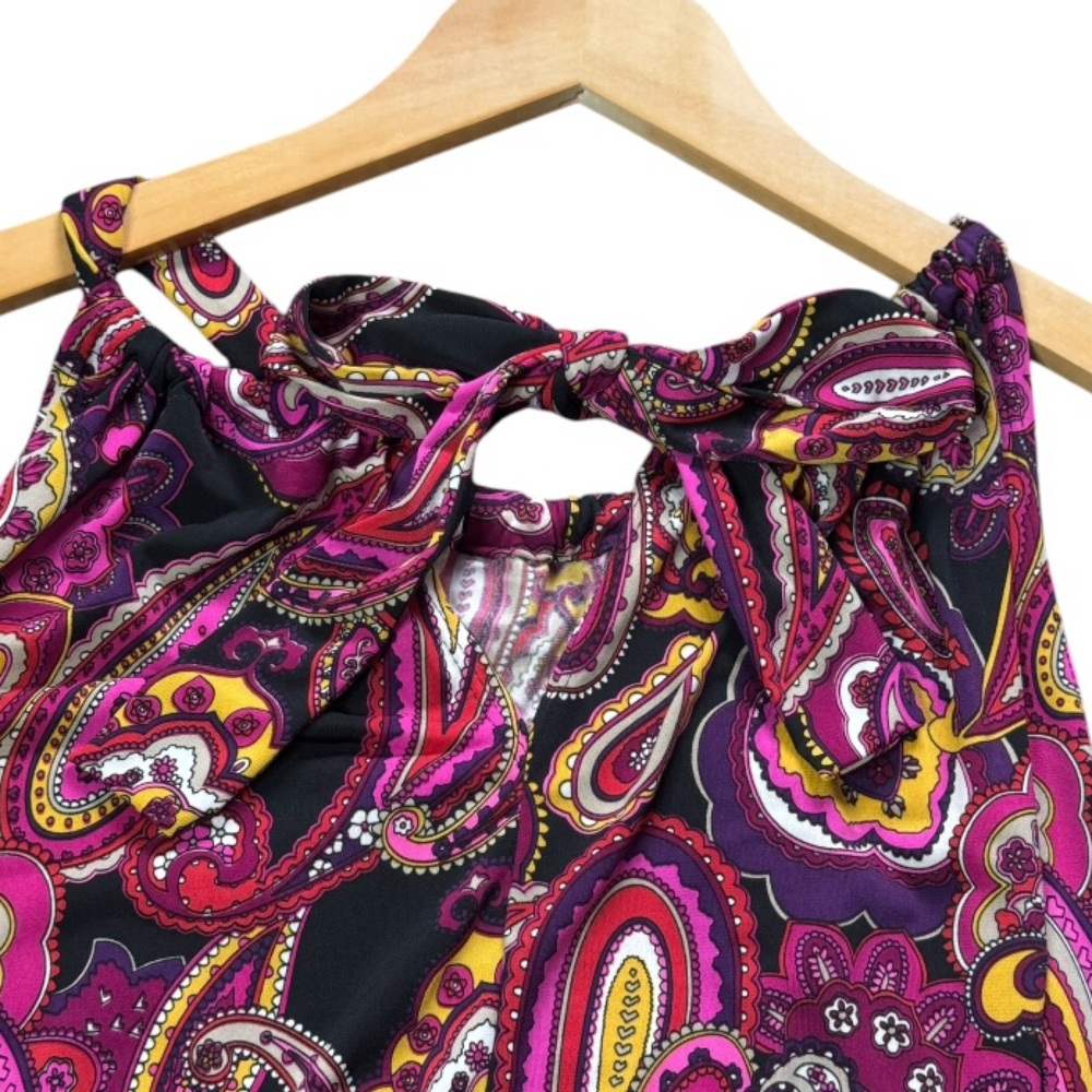 Trina Turk Paisley Halter Top size S - Picture 5 of 9